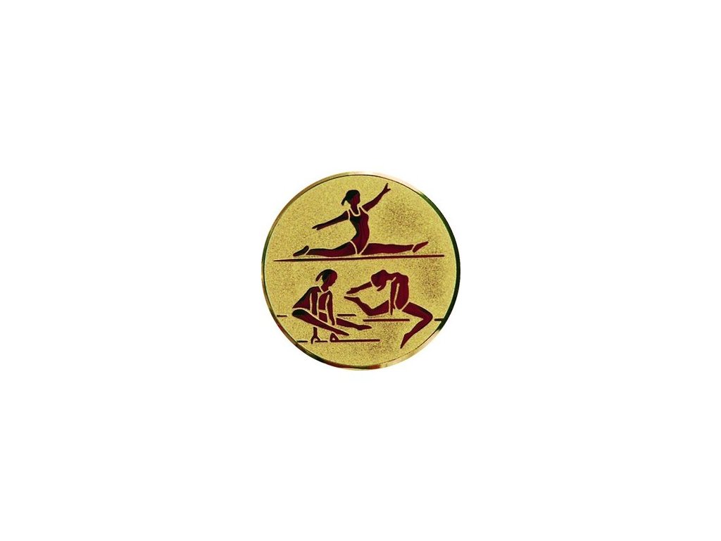 Emblém 25mm  96 gymnastika ženy