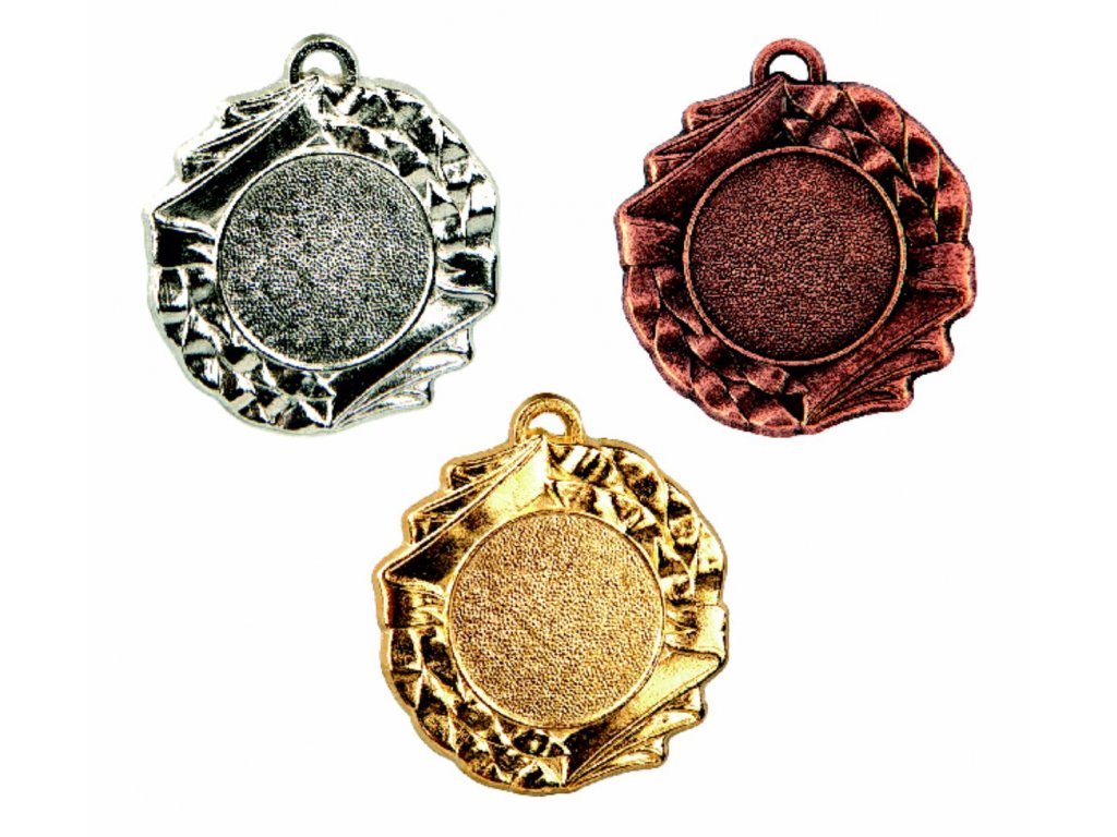 Medaila Z242 zlato, striebro, bronz