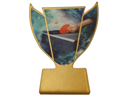 Trofej  kovová stolný tenis SL-TAB