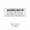 Pečiatka Colop Printer 20 GL 14x38mm