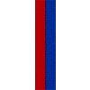 Stuha v8 červeno modrá