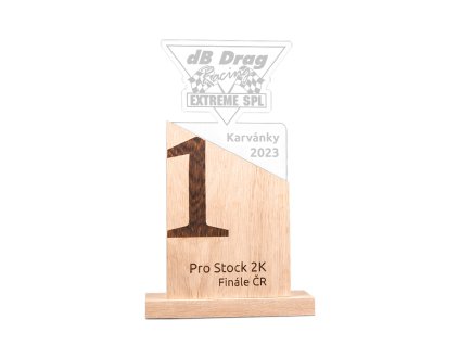 Masivní trofej s akrylátem Nevada, HOORAY