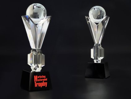 Glass Trophy C027 with box (Výška 35 cm)