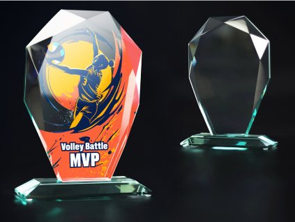 Glass Trophy G007 with box (Výška 24 cm)