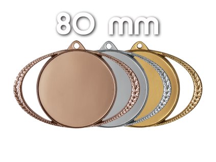 Medal MD8980 - Ø 80 mm (medal size MD8980B BRONZE: d-8 cm)