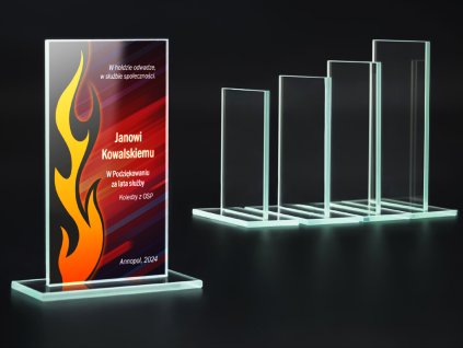 Glass Trophy M65 (Výška 15 cm)