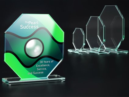 Glass Trophy 8001 (Výška 20 cm)