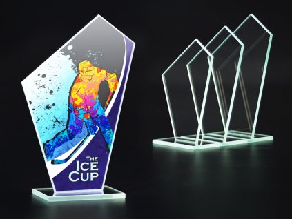 Glass Trophy M64 (Výška 16 cm)