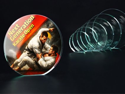 Glass Trophy KR with box (Výška 20 cm)