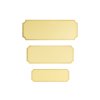 Label aluminium engraving GOLD
