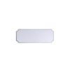 Aluminiumschild graviert - silber