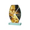 Glass Trophy G043 with box (Výška 21 cm)