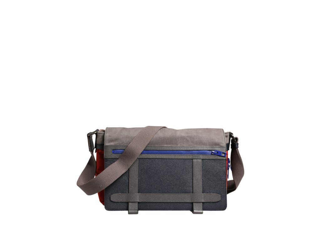 Pánský Multicolor Nylon Canvas Etna Messenger Borse Bag