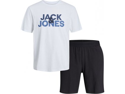 Pánské pyžamo JACULA Standard Fit 12255000 White/Shorts Bia