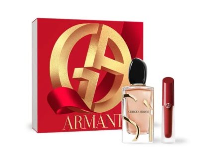 giorgio armani si intense 2023 edp 100 ml plnitelna rtenka lip maestro satin 4 ml 14939343072401