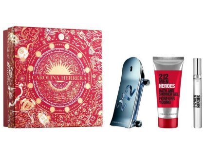 carolina herrera 212 heroes edt 90 ml sprchovy gel 100 ml edt 10 ml 14995602110134