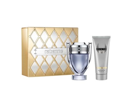 paco rabanne invictus toaletni voda s rozprasovacem 100 ml sprchovy gel 100 ml 14147997132318