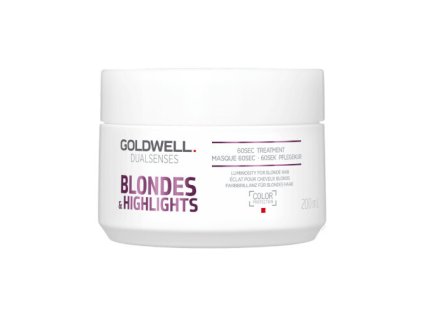Regenerační maska neutralizující žluté tóny vlasů Dualsenses Blondes & Highlights (60 Sec Treatment) (Objem 500 ml)