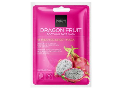 gabriella salvete zklidnujici pletova platynkova maska dragon fruits soothing sheet face 14728279113234