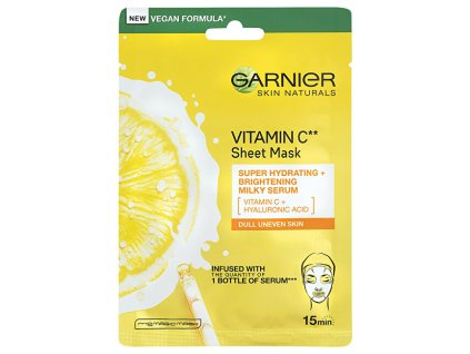 garnier hydratacni textilni maska pro rozjasneni pleti s vitaminem c skin naturals 28 g 14753263102944