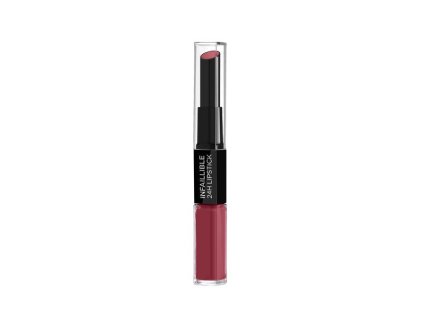 Dlouhotrvající rtěnka a lesk na rty 2v1 Infallible 24H Parisian Nudes 6 ml (Odstín 213 Toujours Teaberry)