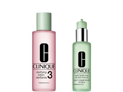 clinique darkova sada cleansing exfoliation kit 14922778135524