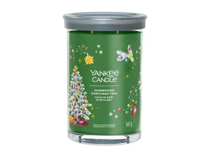 yankee candle aromaticka svicka signature tumbler velky shimmering christmas tree 567 g 14981770082536