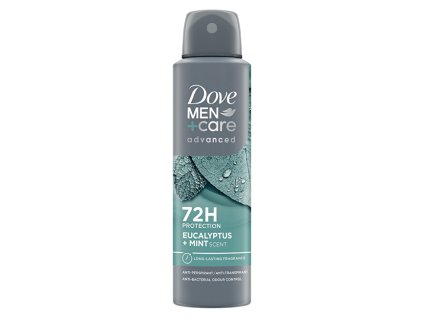 dove antiperspirant ve spreji men care advanced eucalyptus mint anti perspirant 150 ml 14999147084358