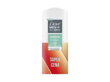 dove sprchovy gel na telo oblicej a vlasy men care sensitive 3 in 1 shower gel 2 x 400 ml 14999159083900