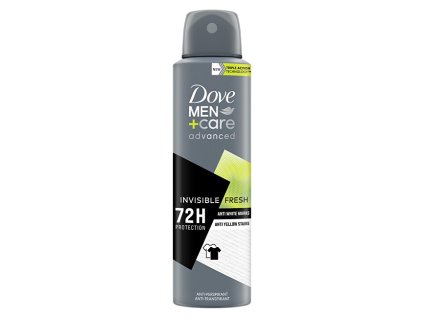 dove antiperspirant ve spreji men care advanced invisible fresh anti perspirant 150 ml 14999146084058