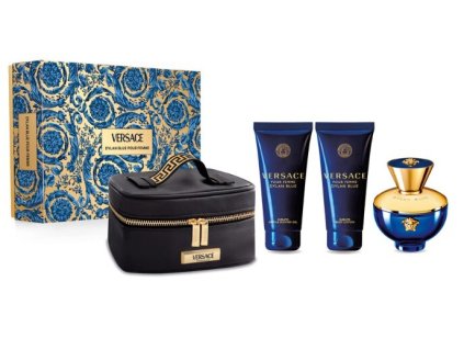 versace pour femme dylan blue edp 100 ml telove mleko 100 ml sprchovy gel 100 ml kosmeticka 14869611055446