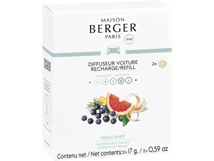 maison berger paris nahradni napln do difuzeru do auta fresh spirit car diffuser recharge 15000966130152