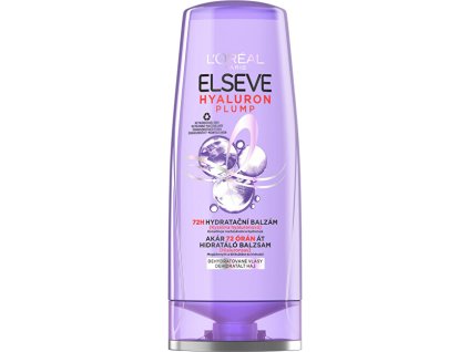 Hydratační balzám na vlasy s kyselinou hyaluronovou Elseve Hyaluron Plump 72H (Hydrating Balm) (Objem 300 ml)