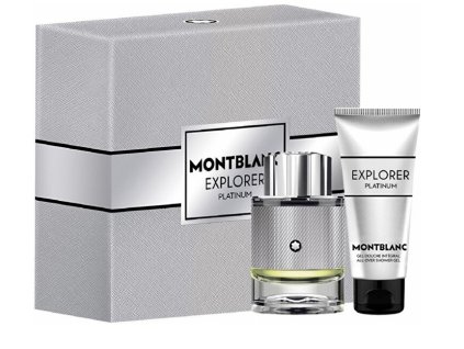 montblanc explorer platinum edp 60 ml sprchovy gel 100 ml 14916779080832