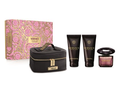 versace crystal noir edp 90 ml sprchovy gel 100 ml telove mleko 100 ml kosmeticky kufrik 14970235085545