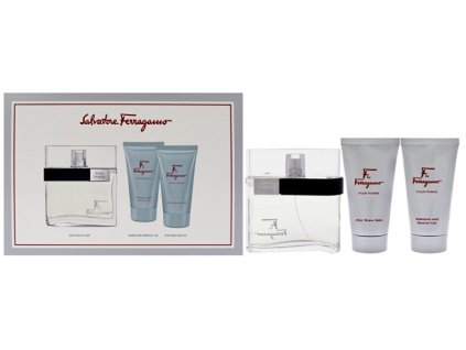 salvatore ferragamo f by ferragamo pour homme edt 100 ml sprchovy gel 75 ml balzam po 14976841103528