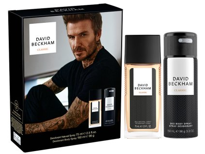 david beckham classic deodorant s rozprasovacem 75 ml deodorant ve spreji 150 ml 14882986064902