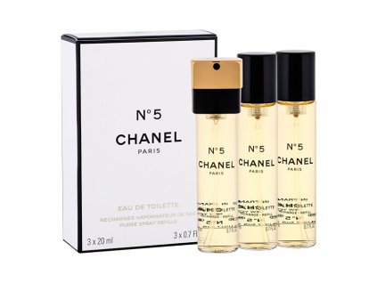 chanel no 5 toaletni voda s rozprasovacem napln 3 x 20 ml 14170629121546