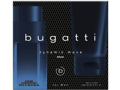 bugatti dynamic move blue edt 100 ml sprchovy gel 200 ml 14916792081308