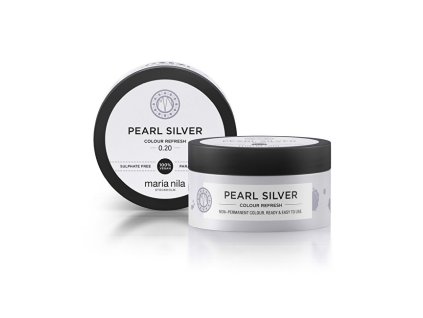 Jemná vyživující maska bez permanentních barevných pigmentů 0.20 Pearl Silver (Colour Refresh Mask) (Objem 100 ml)
