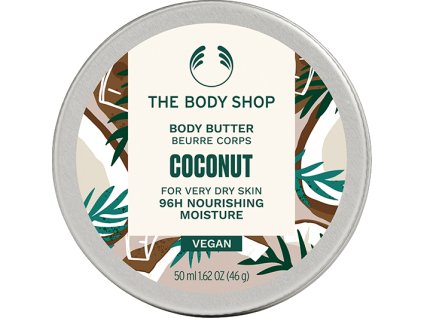 the body shop telove maslo pro suchou a citlivou pokozku coconut body butter 50 ml 14976146211856