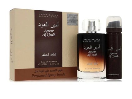 lattafa ameer al oudh edp 100 ml deodorant ve spreji 50 ml 14904137131656