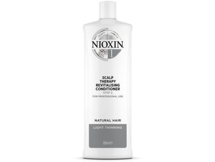 Revitalizér pokožky pro jemné mírně řídnoucí přírodní vlasy System 1 (Conditioner System 1) (Objem 1000 ml)