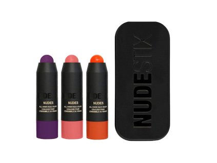 nudestix darkova sada dekorativni kosmetiky trendy blush mini 3 ks 14932419121210