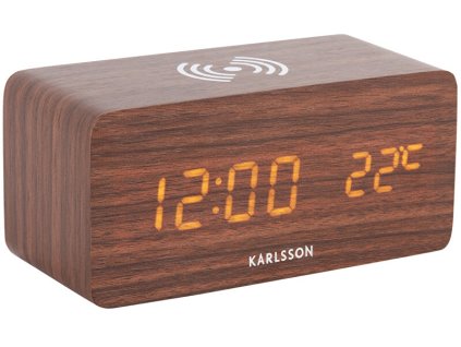karlsson designovy led budik hodiny ka5933dw 14951409102803
