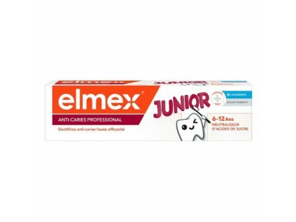 elmex zubni pasta pro deti ve veku 6 12 let junior professional 75 ml 14923818131713