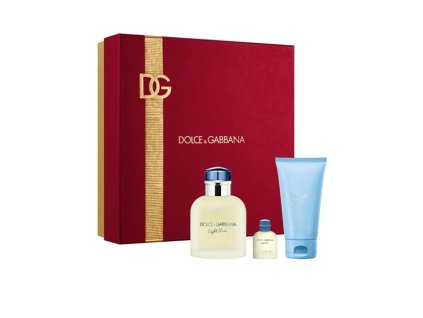 dolce gabbana light blue pour homme edt 75 ml sprchovy gel 50 ml edt 10 ml 14976357084900