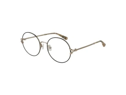 Dámský šperk – Beige Metal Glasses (Frames)