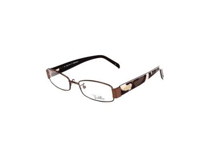 Dámský šperk – Brown Metal Glasses (Frames)