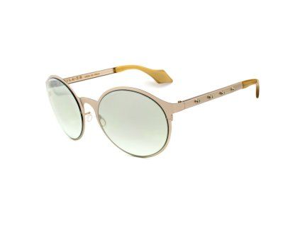 Zlaté kovové sluneční brýle